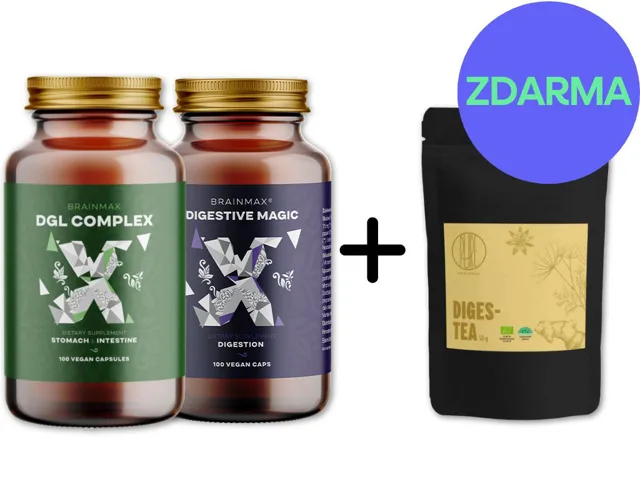 BrainMax sada Trávení + dárek!