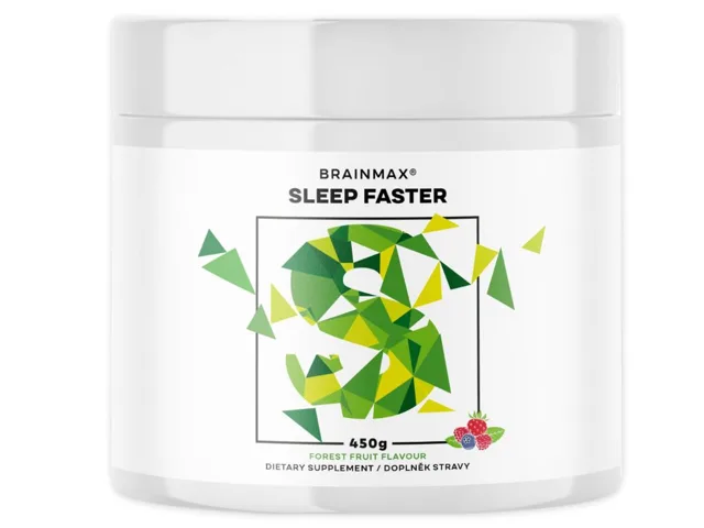 BrainMax Sleep Faster®, GABA UPGRADE! 450 g Příchuť: Sladší