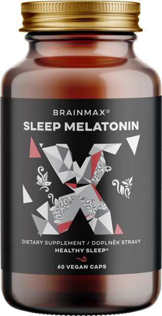 BrainMax Sleep Melatonin®, 60 rostlinných kapslí