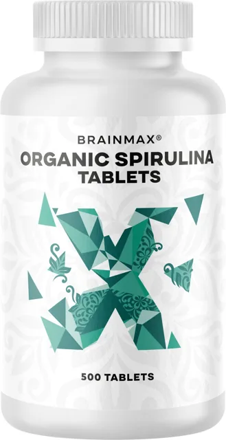 BrainMax Spirulina BIO, tablety Počet kapslí: 200 tablet