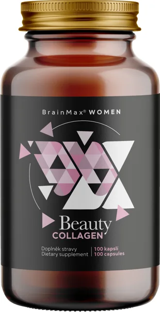 BrainMax Women Beauty Fish Collagen, mořský rybí kolagen Naticol®, 1448 mg, 100 rostlinných kapslí