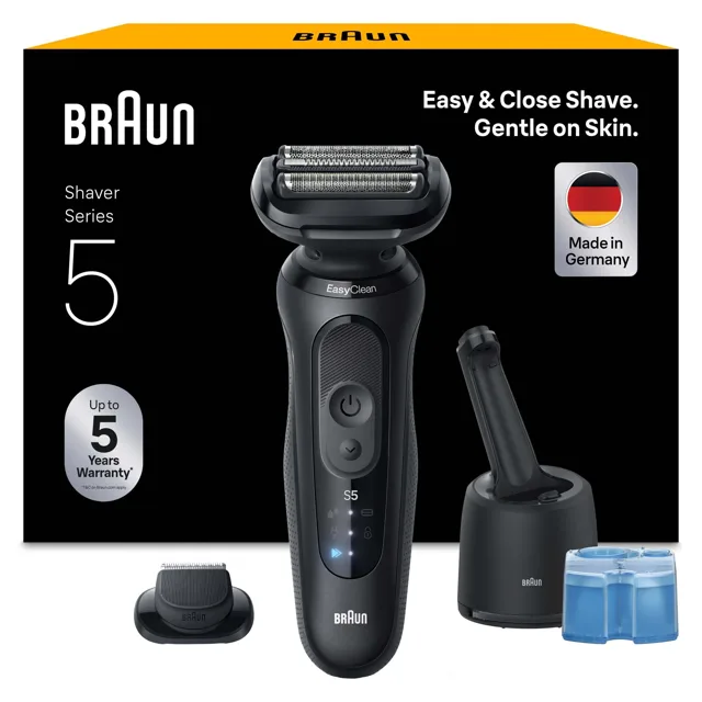 Braun Elektrický holicí strojek Series 5 + stanice SmartCare 52-N7200CC