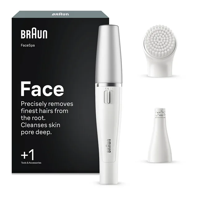 BRAUN Face 810 epilátor a čisticí kartáček na obličej bílý