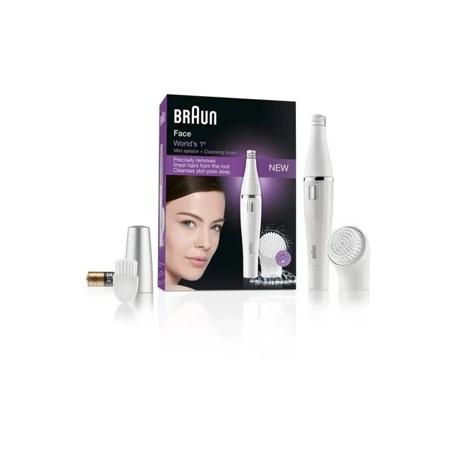 Braun Face Mini epilátor a čistící nástavec 2v1 bílý