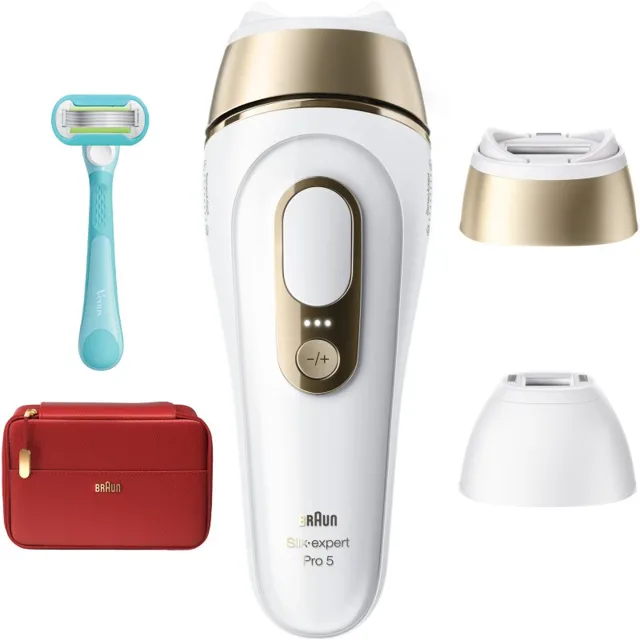 Braun IPL Silk·expert Pro 5 PL5221 chytré IPL zařízení pro odstranění chloupků na tělo, tvář, oblast bikin a podpaží 1 ks