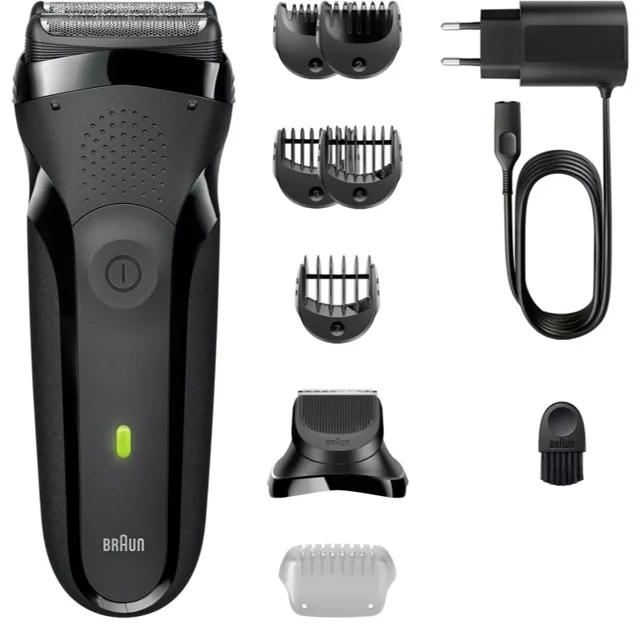 Braun Series 3 300 elektrický holicí strojek Black 1 ks