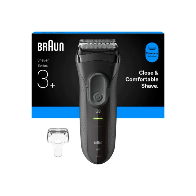 Braun Series 3+ 3000S elektrický holicí strojek šedý