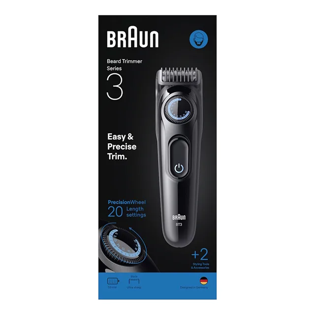 BRAUN Series 3 BT3500 pánský zastřihovač vousů, rozbalené