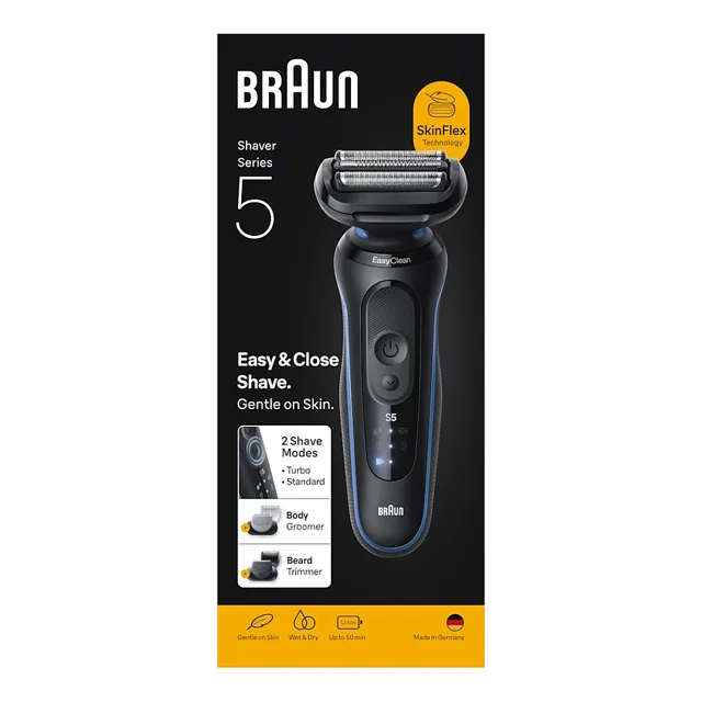BRAUN Series 5 52-B1650S elektrický holicí strojek+ 2 nástavce