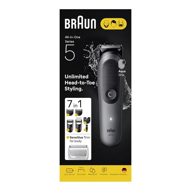 BRAUN Series 5 AIO5520 7v1 sada na úpravu těla