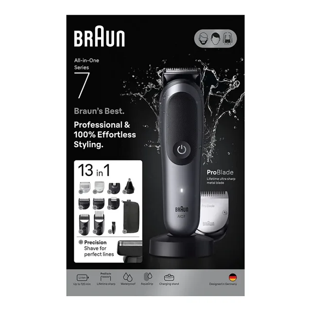 BRAUN Series 7 AIO7560 13v1 multifunkční sada na úpravu těla