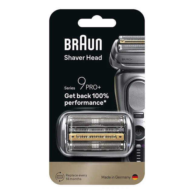 BRAUN  Series 9 pro+ silver nahradni hlavice pro strojek