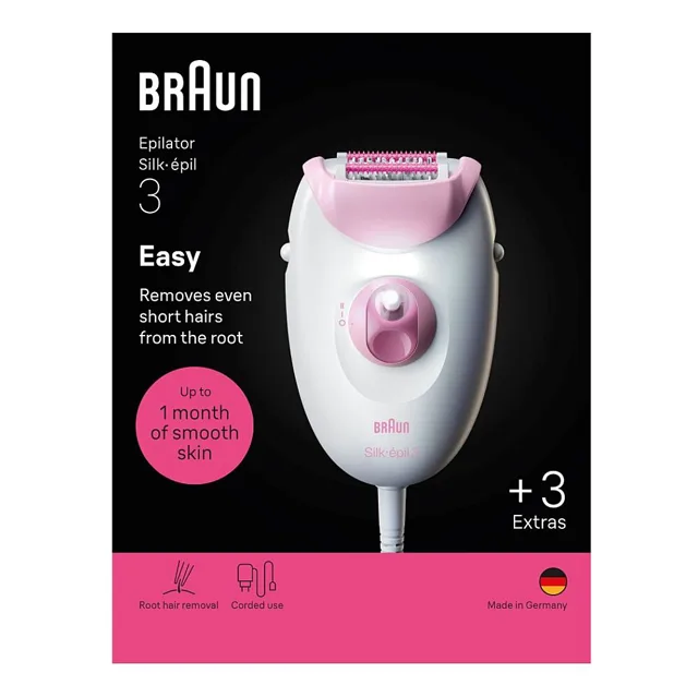 BRAUN Silk·épil 3 3-033 dámský epilátor