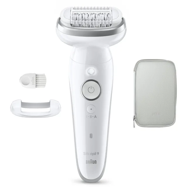 Braun Silk-épil 9 9-011 epilátor s plně flexibilní hlavou pro mokré i suché holení 1 ks