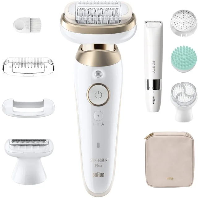 Braun Silk-épil 9 Flex SkinSpa 9-481 3D epilátor s plně flexibilní hlavou pro mokré i suché holení 1 ks