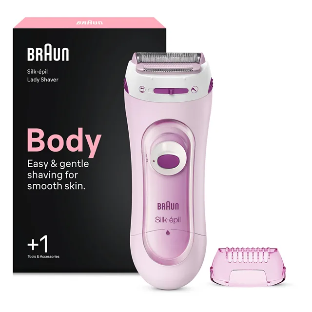 BRAUN Silk·épil Lady Shaver LS5100 dámský holicí strojek růžový