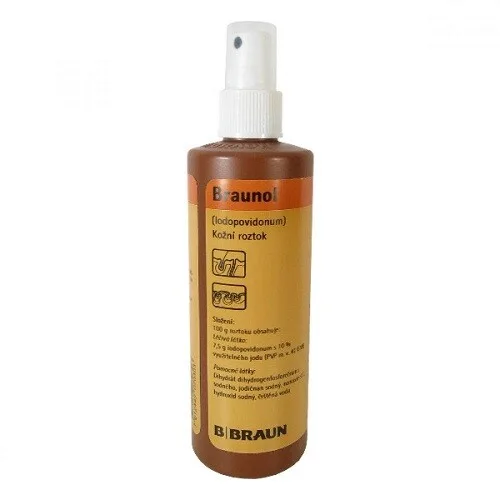 Braunol kožní roztok 250ml