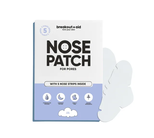 Breakout + Aid Čistící náplasti na rozšířené póry na nose
