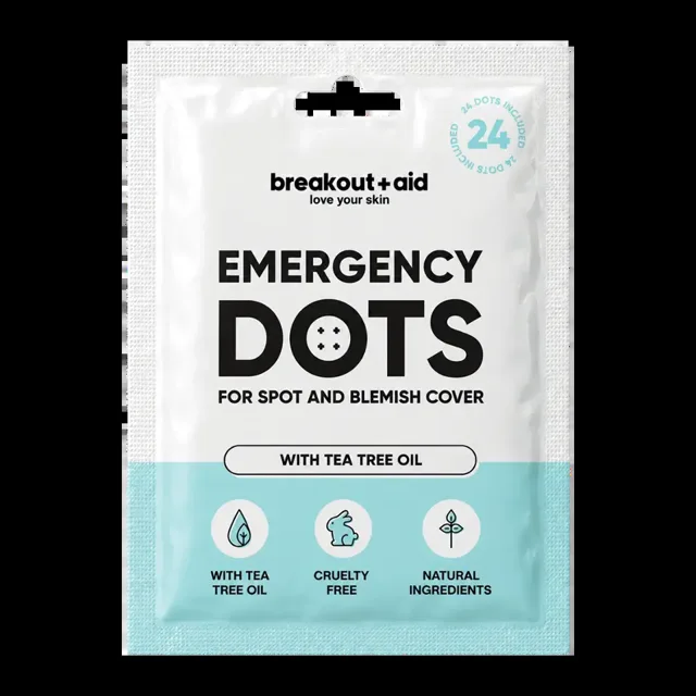 Breakout+aid Náplasti na akné s tea tree 24 ks