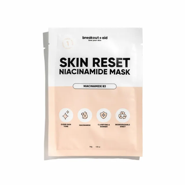 Breakout+aid Zklidňující maska s niacinamidem Niacinamide Mask 34 g