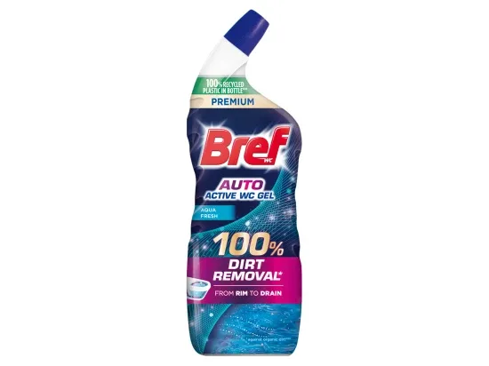 Bref Auto Active Gel Aqua Fresh WC čistič 750 ml