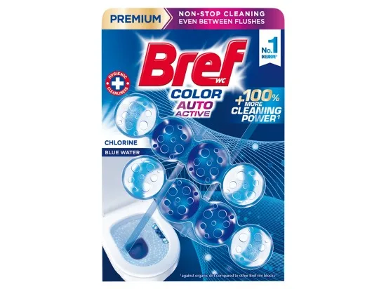 Bref Color Auto Active Chlorine tuhý WC blok 2 x 50 g