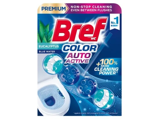 Bref Color Auto Active Eucalyptus tuhý WC blok 50 g