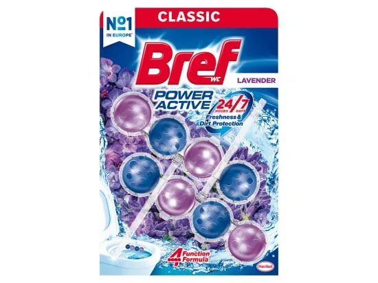 Bref Power Active Lavender tuhý WC blok 2 x 50 g