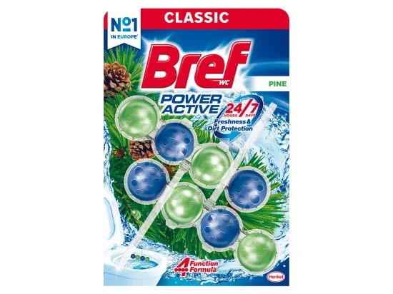 Bref Power Active Pine tuhý WC blok 2 x 50 g