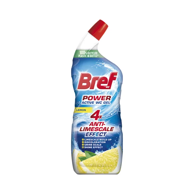 Bref Power Aktiv Gel Lemon gel na WC 750 ml