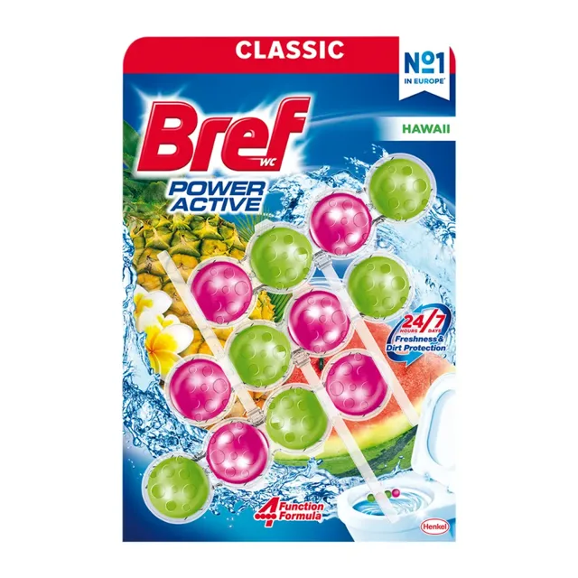 Bref WC blok Power aktiv Hawai 150 g