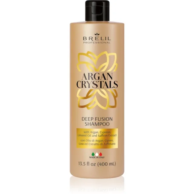 Brelil Professional Cristalli di Argan Deep Fusion Shampoo hydratační šampon s arganovým olejem 400 ml