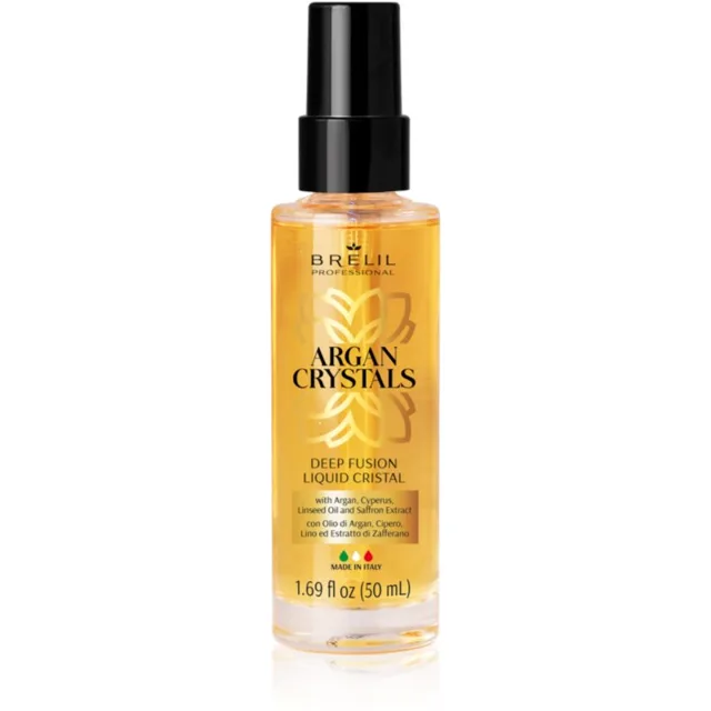 Brelil Professional Cristalli di Argan Extreme Brilliance rozjasňující tekuté krystaly pro suché vlasy 50 ml