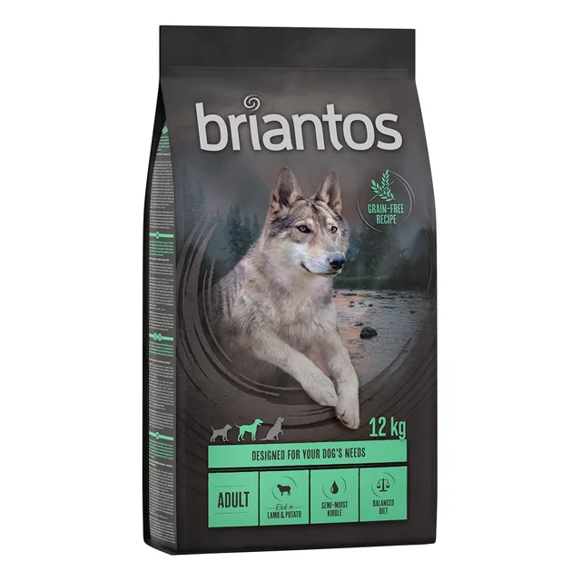Briantos Adult jehněčí & brambory - bez obilovin - 4 x 1 kg