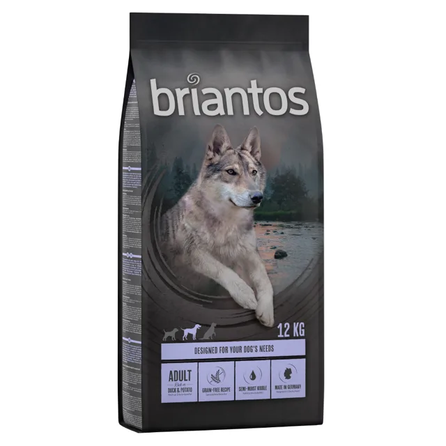 Briantos Adult kachní s bramborami - bez obilovin - 4  x 1 kg