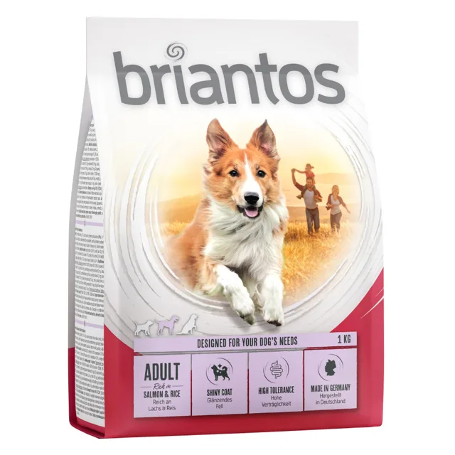 Briantos Adult losos s rýží - Výhodné balení 2 x 14 kg