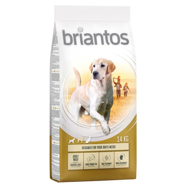 Briantos Adult Maxi kuřecí s rýží - 14 kg