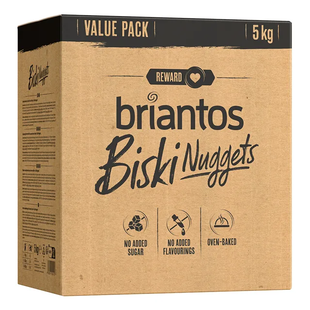 Briantos Biski 5 kg - výhodné balení - Nuggets