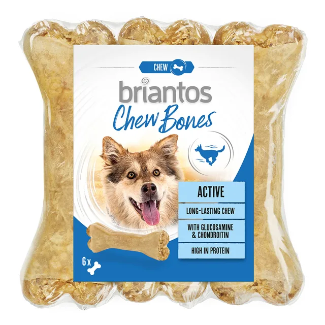 Briantos Chew Bones Active (s glukosaminem a chondroitinem) - 12 x 12 cm (660 g)
