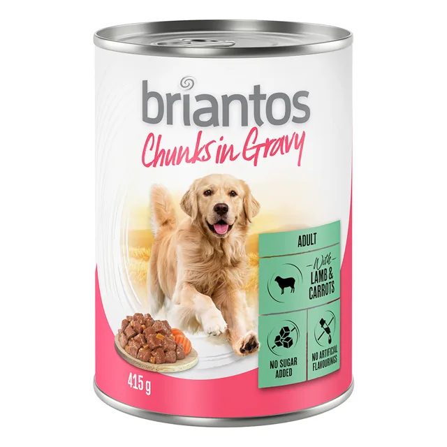 Briantos Chunks in Gravy 6 x 415 g - krůtí s mrkví