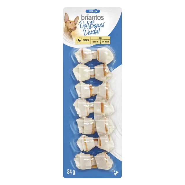 Briantos Deli Bones Dental uzel pro psy - 7 x 5 cm (84 g)