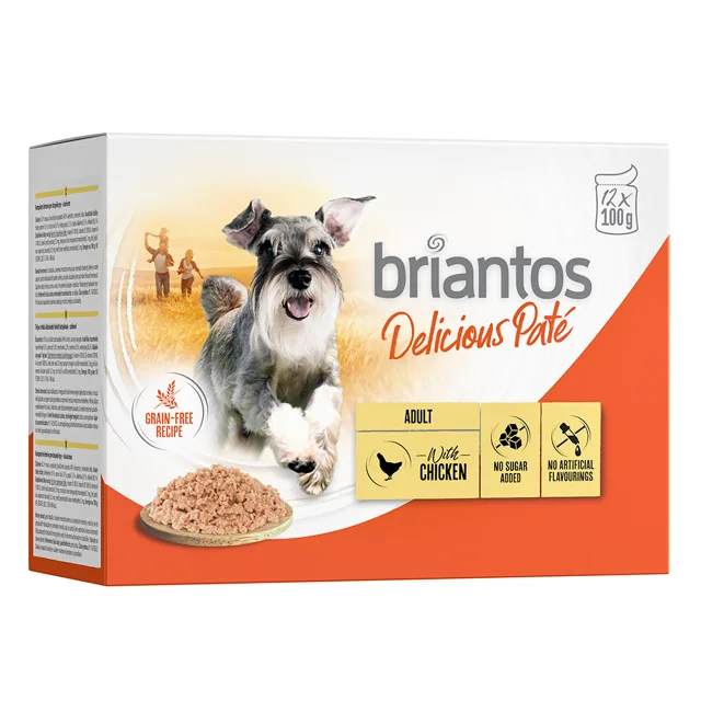 Briantos Delicious Paté 12 x 100 g - kuřecí