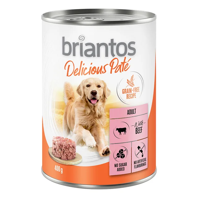 Briantos Delicious Paté 24 x 400 g - hovězí