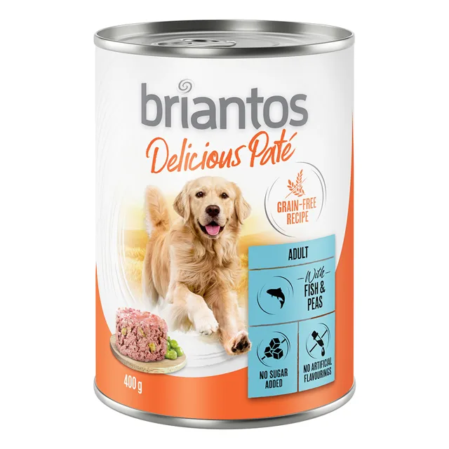 Briantos Delicious Paté 24 x 400 g - ryba s hráškem