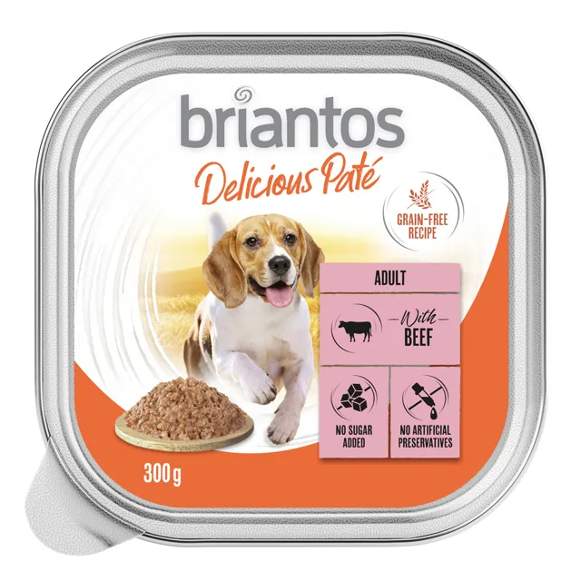 Briantos Delicious Paté 9 x 300 g - hovězí