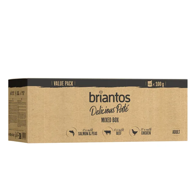 Briantos Delicious Paté výhodné balení 44 x 100 g Briantos Delicious Paté výhodné balení 44 x 100 g