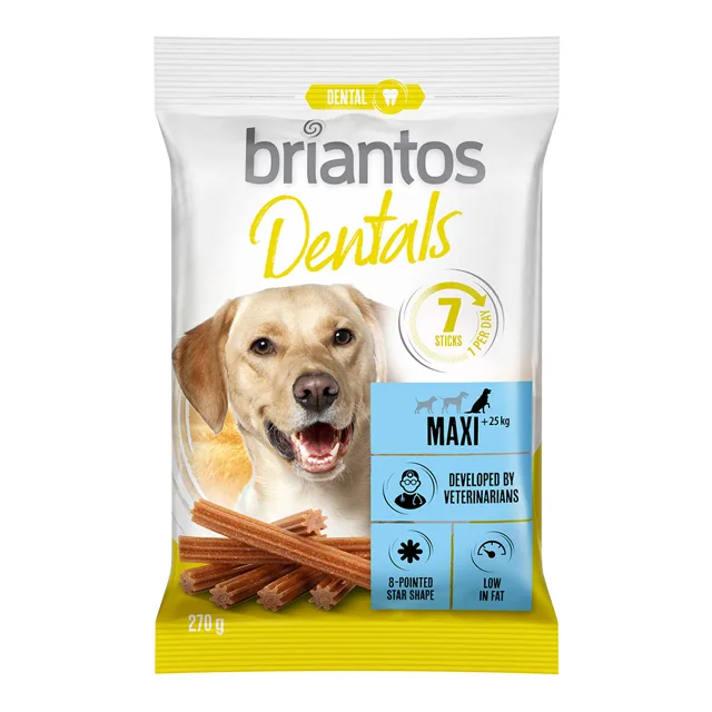 Briantos Dental Snacks pro psy - Maxi (7 tyčinek)