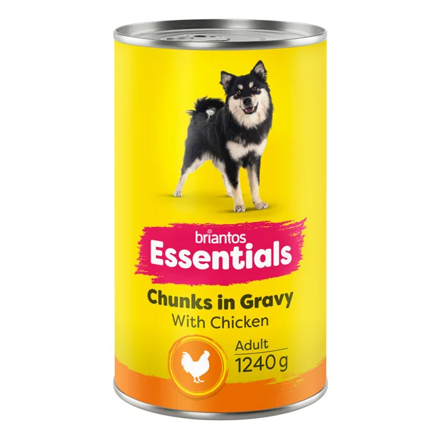 Briantos Essentials kousky v omáčce 6 x 1,240 g - hovězí