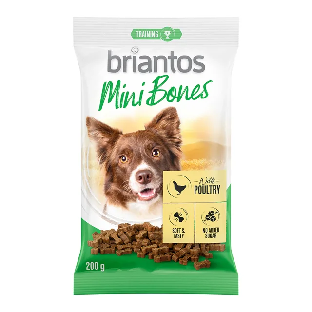 Briantos Mini Bones - 2 x 200 g s drůbežím
