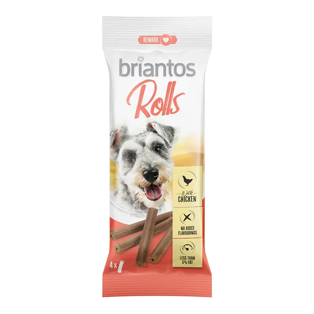 Briantos Rolls pro psy - 4 x 65 g kuře
